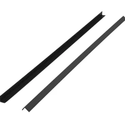 vidaXL Winkelleisten 5 Stk. WPC 170 cm Schwarz
