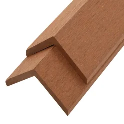 vidaXL Winkelleisten 5 Stk. WPC 170 cm Hellbraun