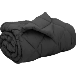 vidaXL Winterbettdecke Anthrazit 135 x 200 cm Mikrofaser