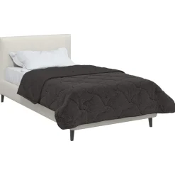 vidaXL Winterbettdecke Gepolstert Anthrazit 135 x 200 cm