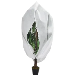 vidaXL Wintervlies mit Reißverschluss 2 Stk. 70 g/m² 1x1,55 m