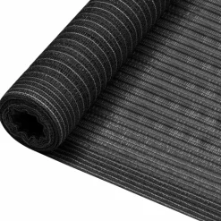 vidaXL Zaunblende Anthrazit 1,2x10 m HDPE 75 g/m²