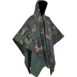 Wasserdichter Armee-Regenponcho für Camping/Wandern Tarnung