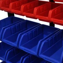 Werkstattboxen mit Ständer Blau & Rot