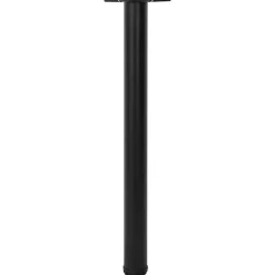 4x höhenverstellbares Tischbein Schwarz 710 mm