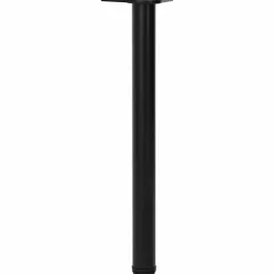 4x höhenverstellbares Tischbein Schwarz 710 mm