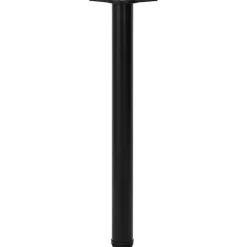 4x höhenverstellbares Tischbein Schwarz 710 mm